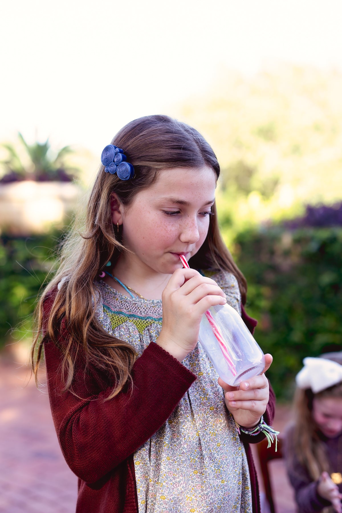 Spiral Clip - Pink Velvet Blend