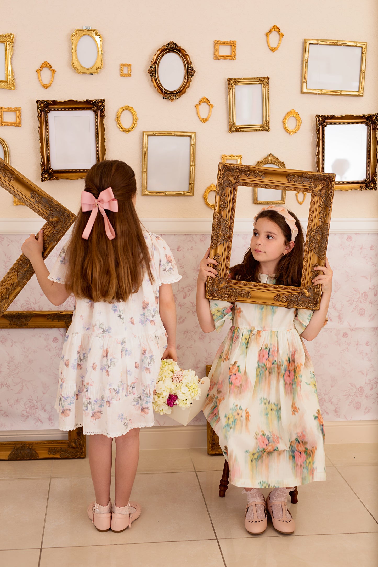 Cascading Duo Headband - Hot Pink