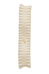 Pleated Palm Wrap - Ivory