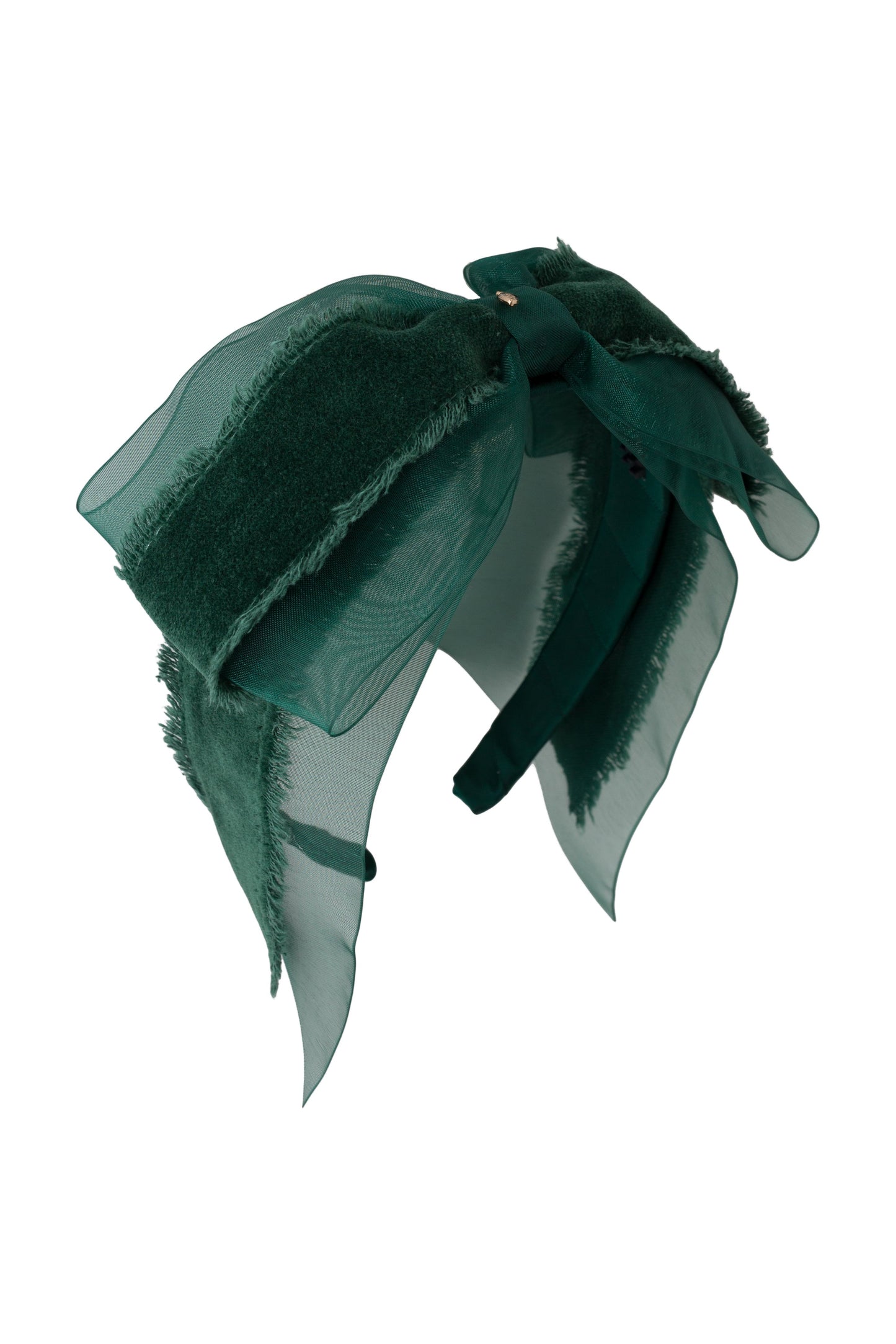 Primrose Bow Headband - Spruce Green (Handmade in the USA!)