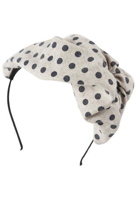 Petit Hat - Black Polka Dot Wool - PROJECT 6, modest fashion