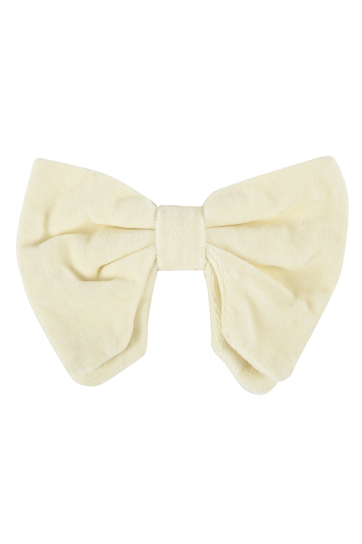 Avant Garde Bowtie - Ivory Velvet - PROJECT 6, modest fashion