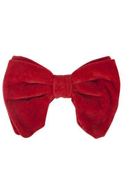 Avant Garde Bowtie - Red Velvet - PROJECT 6, modest fashion