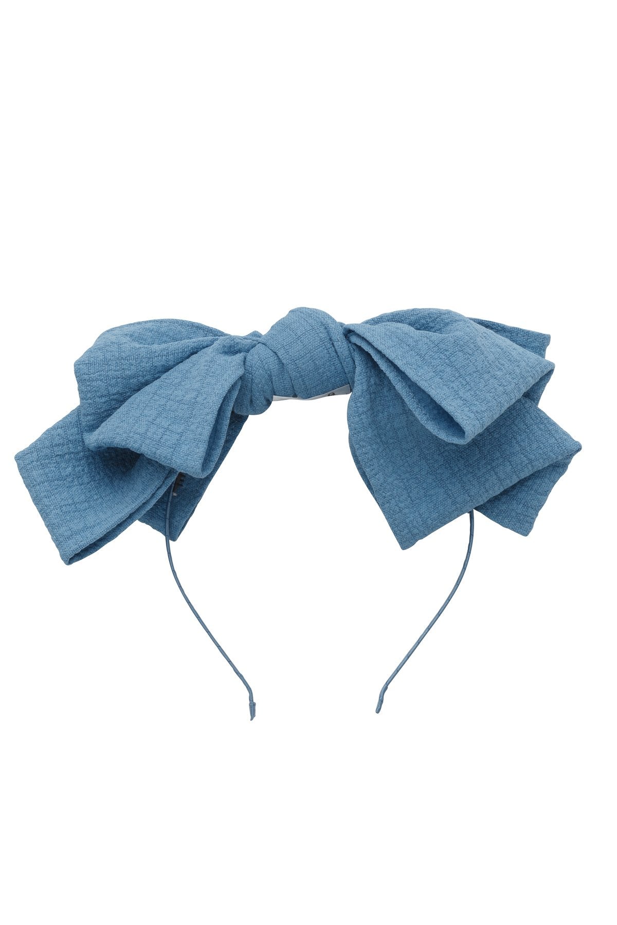 Floppy Muslin Headband - Smoke Blue - PROJECT 6, modest fashion