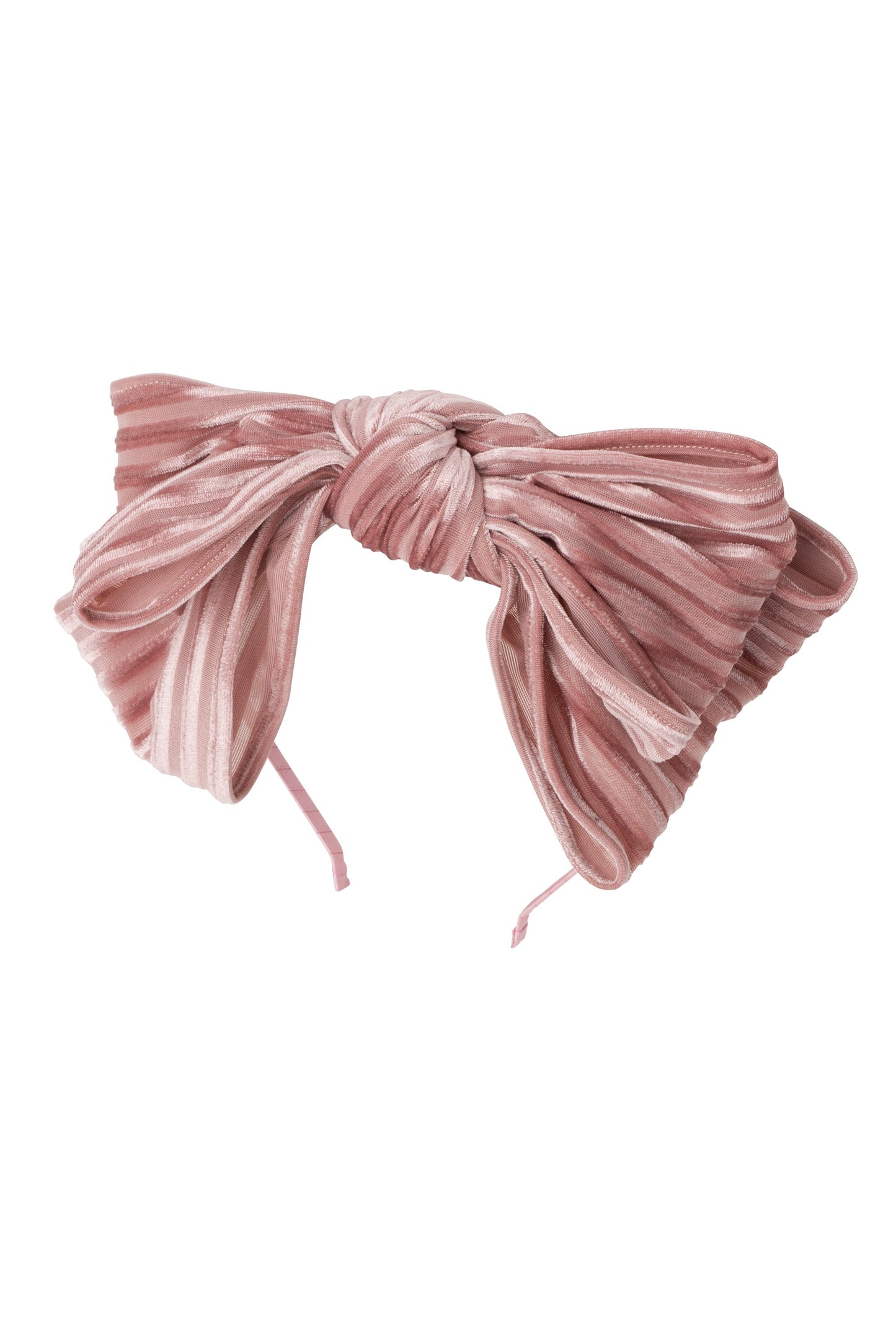 Floppy Velvet Stripe Headband - Blush - PROJECT 6, modest fashion