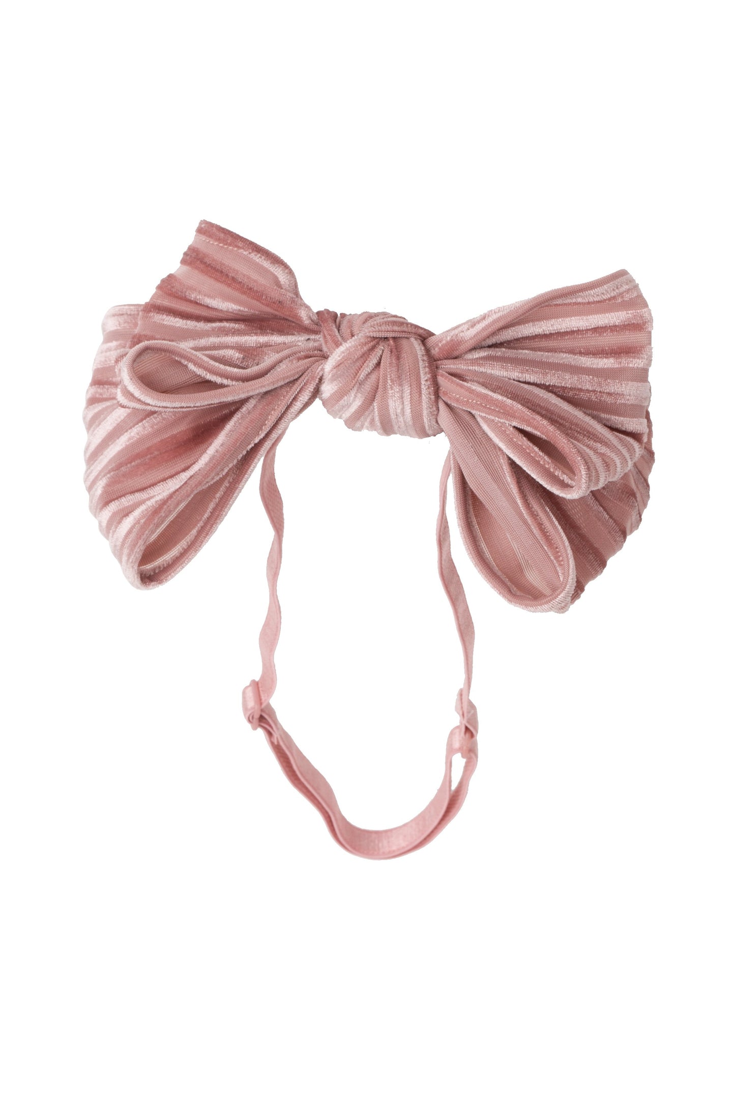 Floppy Velvet Stripe Wrap - Blush - PROJECT 6, modest fashion