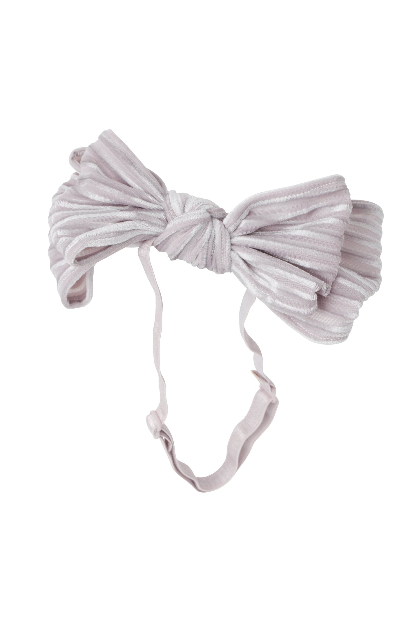 Floppy Velvet Stripe Wrap - Silver - PROJECT 6, modest fashion