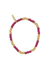 Golden Hour Bracelet C - Gold/Purple Raspberry
