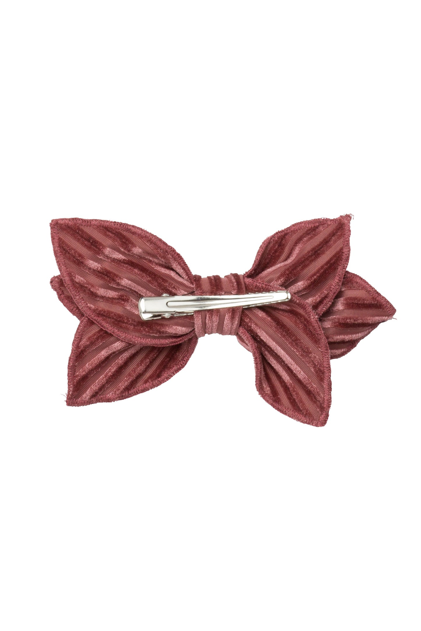 Growing Orchid Clip - Rose Velvet Stripe - PROJECT 6, modest fashion