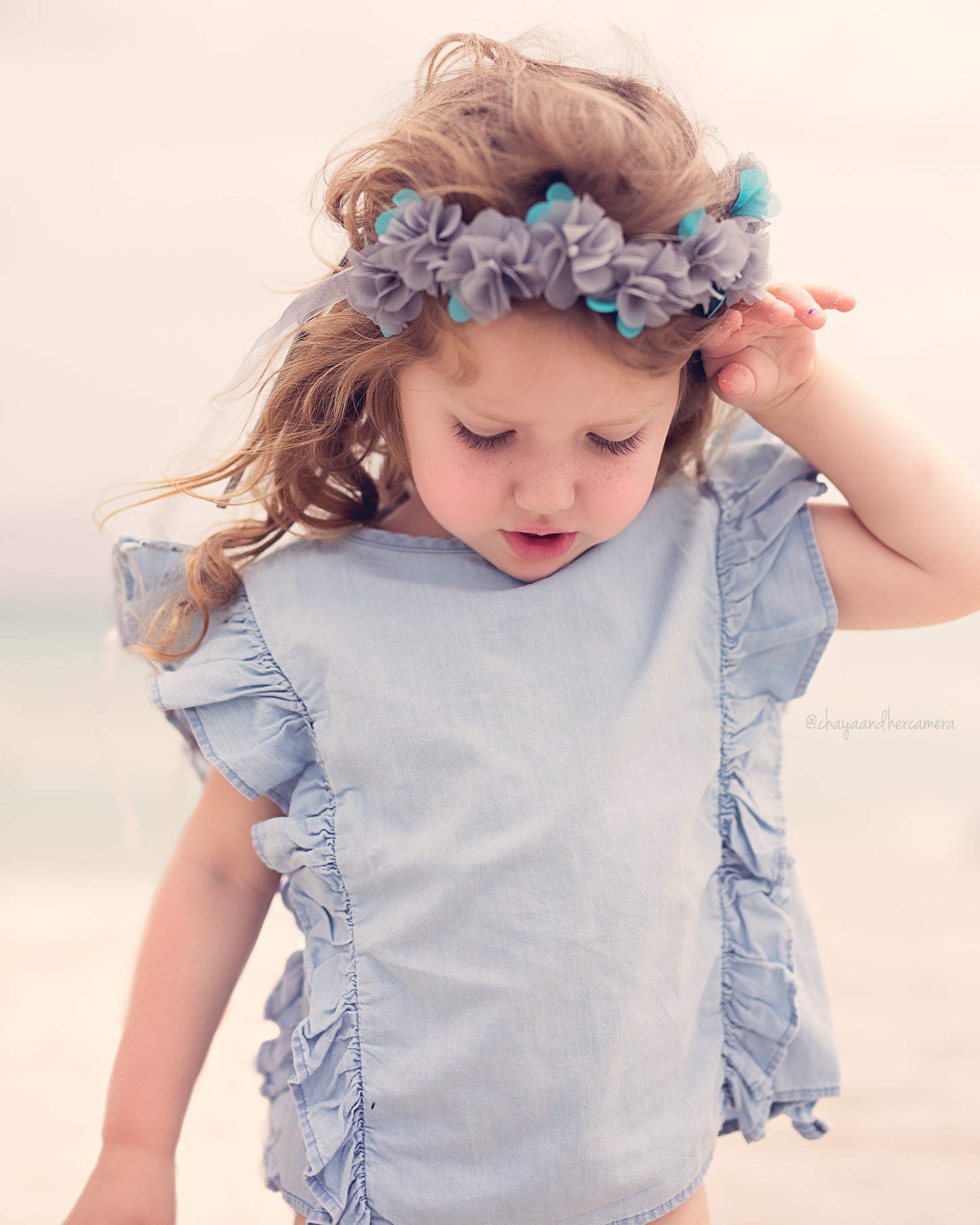 Natural Wrap - Grey/Turquoise - PROJECT 6, modest fashion