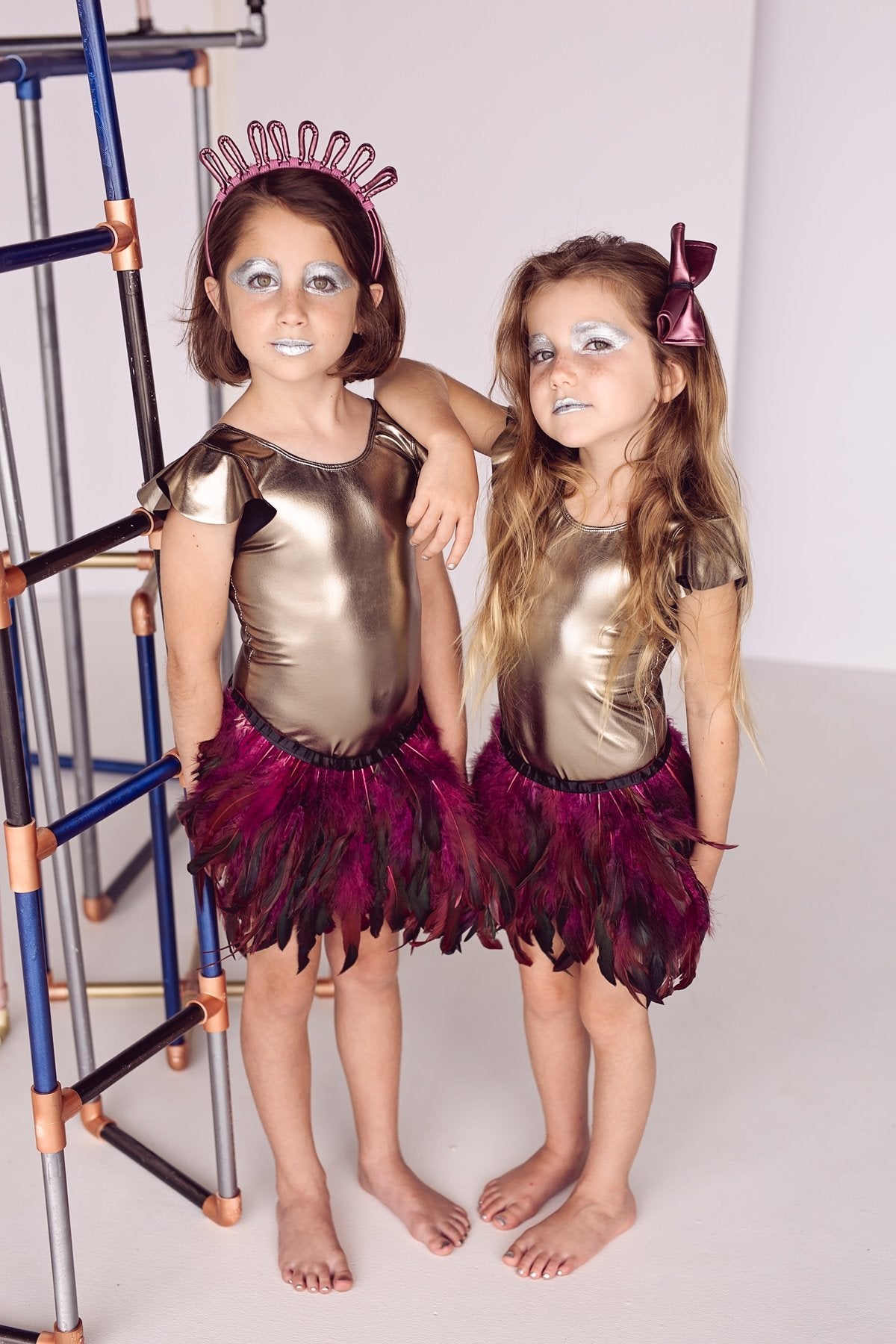 Doodle Leather Headband - Copper - PROJECT 6, modest fashion