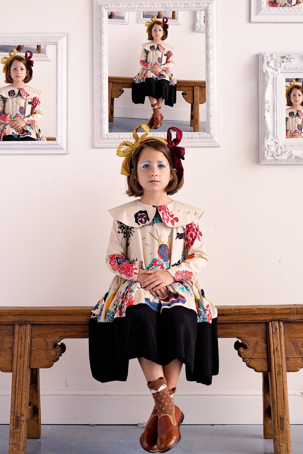 Side By Side Headband - Brick/Charcoal - PROJECT 6, modest fashion