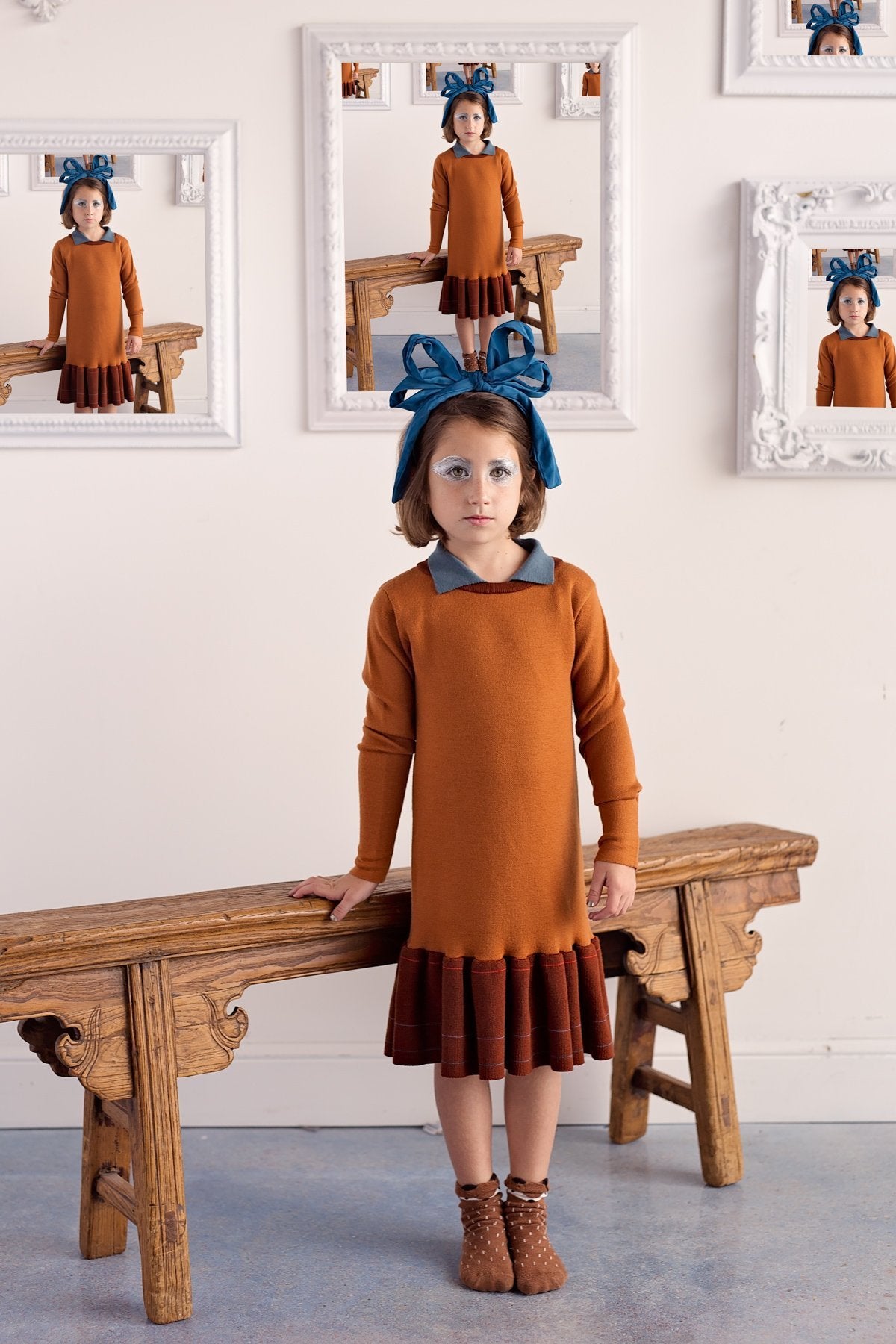 Double Party Bow Headband - Turquoise - PROJECT 6, modest fashion