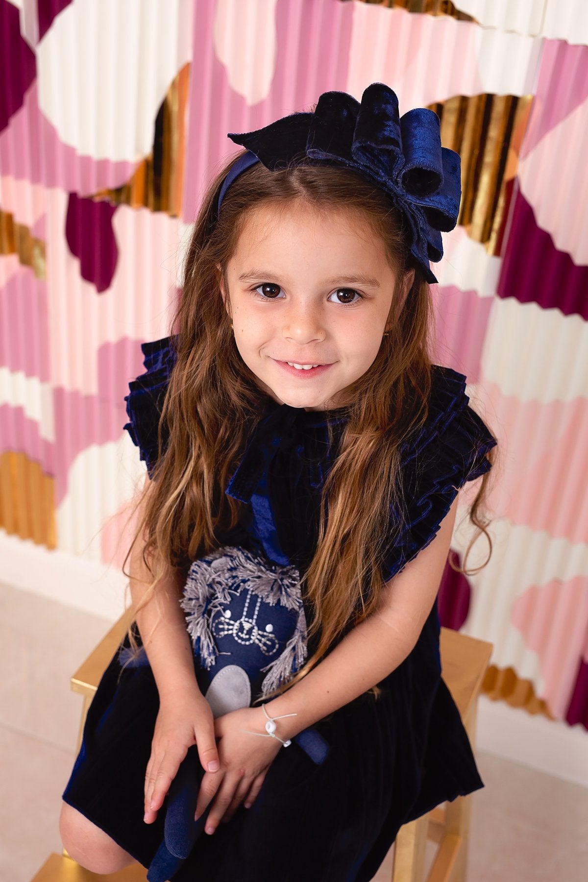 Loop Headband - Velvet - Rose Mauve