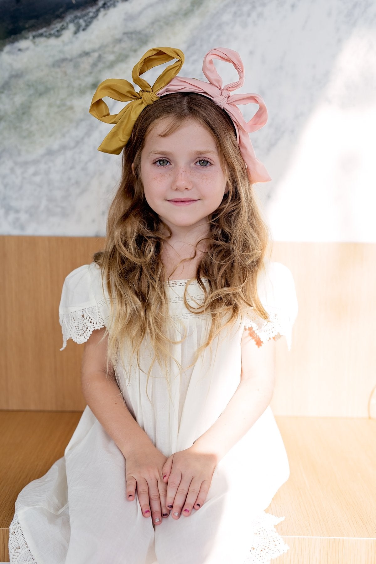 Side By Side Party Bow - Blush - PROJECT 6, modest fashion