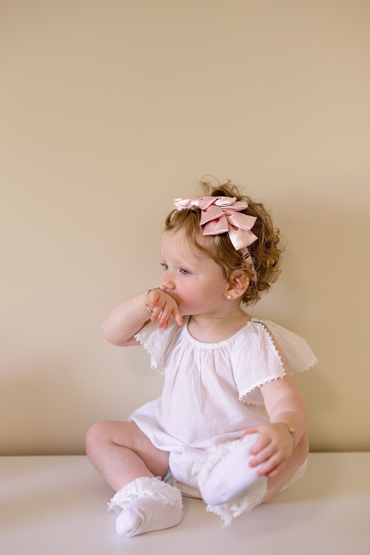 Pleated Ribbon Wrap - Black - PROJECT 6, modest fashion