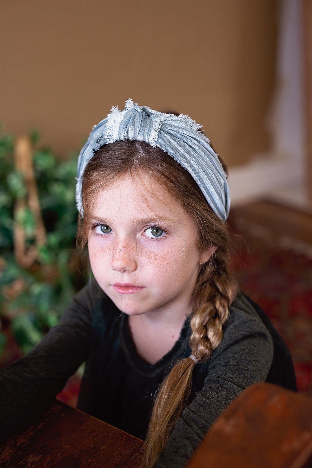 Knot Fringe Wrap - Silver - PROJECT 6, modest fashion
