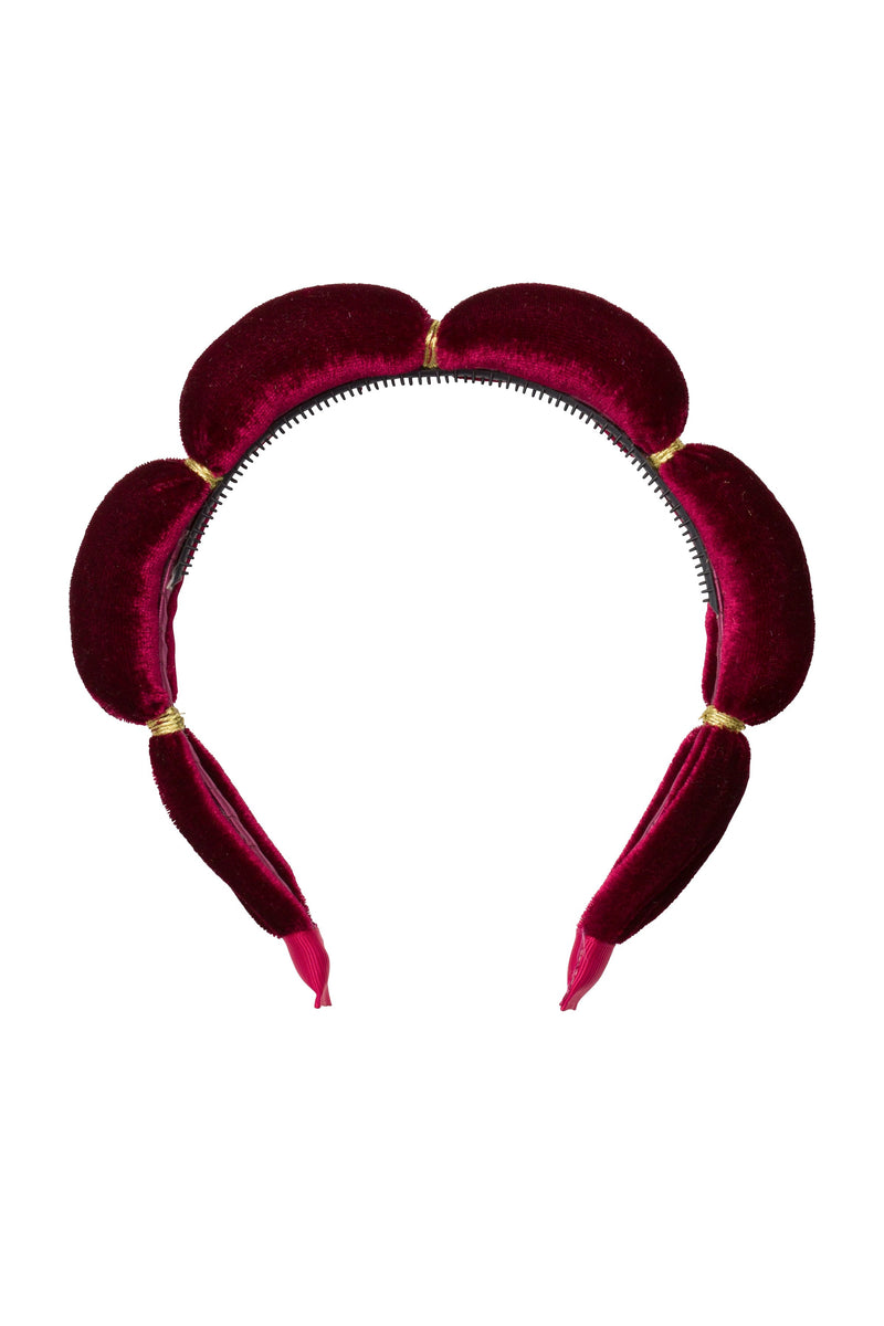 Jasmin Headband - Burgundy Velvet - PROJECT 6, modest fashion
