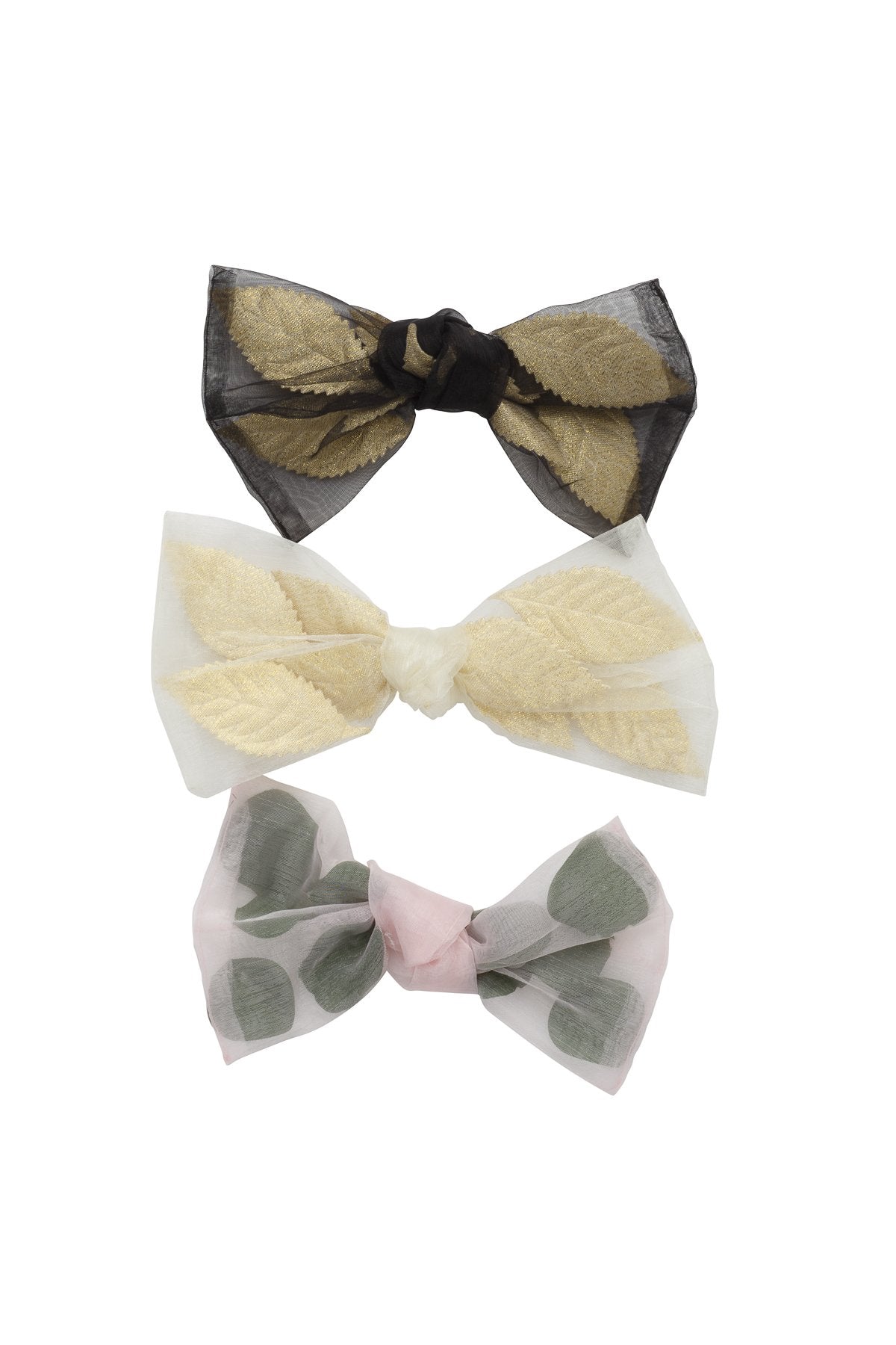 Organza Petal Clip + Wrap - Black - PROJECT 6, modest fashion