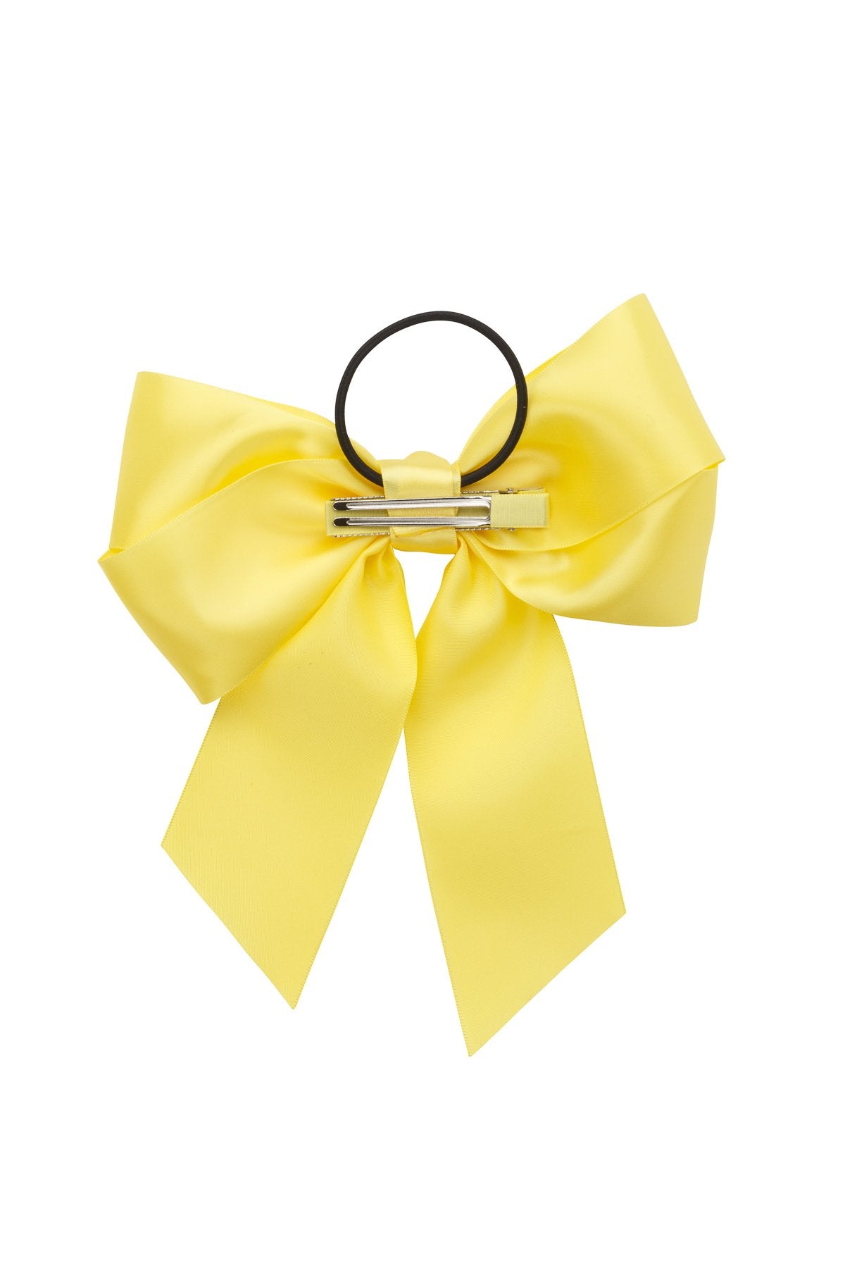 Oversized Bow Pony/Clip - Lemon - PROJECT 6, modest fashion
