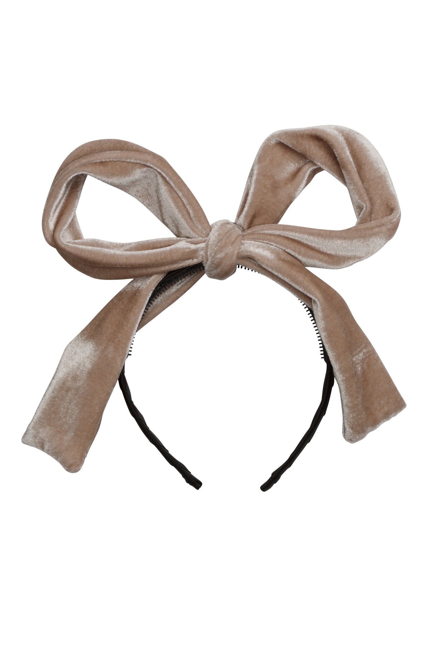 Party Bow - Light Sand Velvet - PROJECT 6, modest fashion
