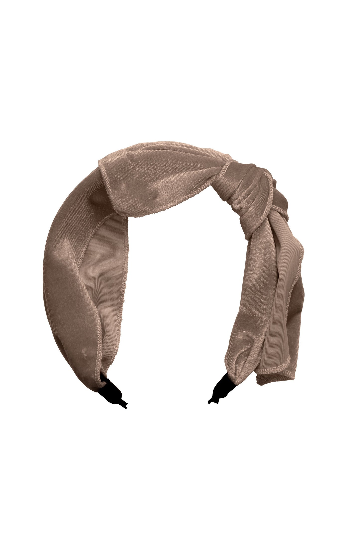 Playful Bow - Light Sand Velvet - PROJECT 6, modest fashion