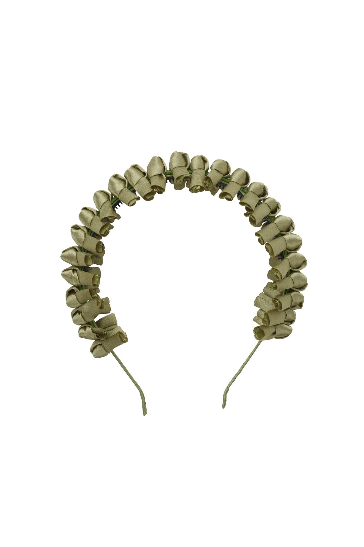 Satin Tied Headband - Antique Green - PROJECT 6, modest fashion