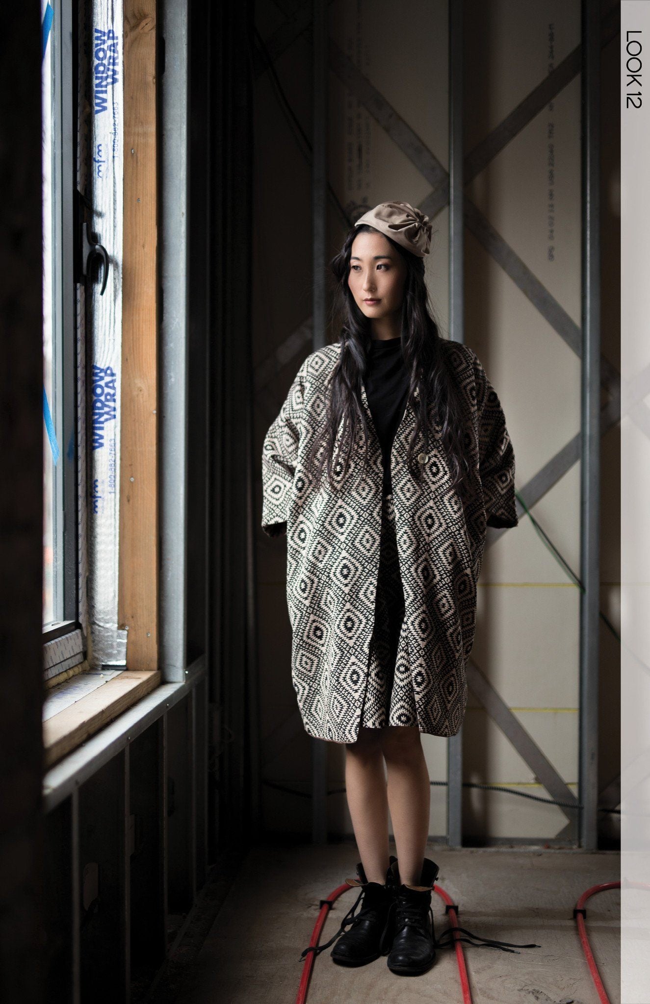 Petit Hat - Taupe Taffeta - PROJECT 6, modest fashion