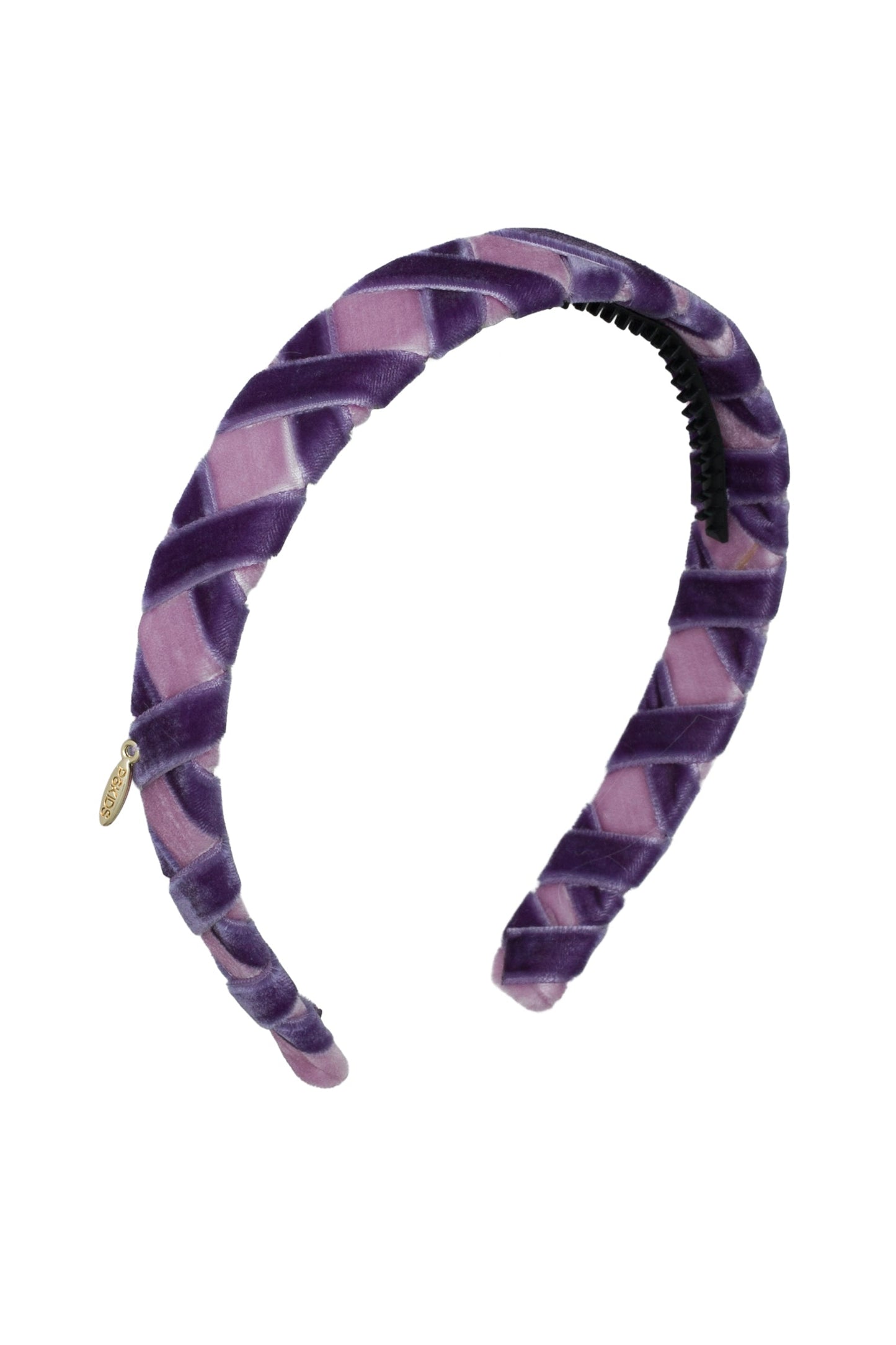 Ballet Slippers Velvet Headband - Lilac/Dark Purple