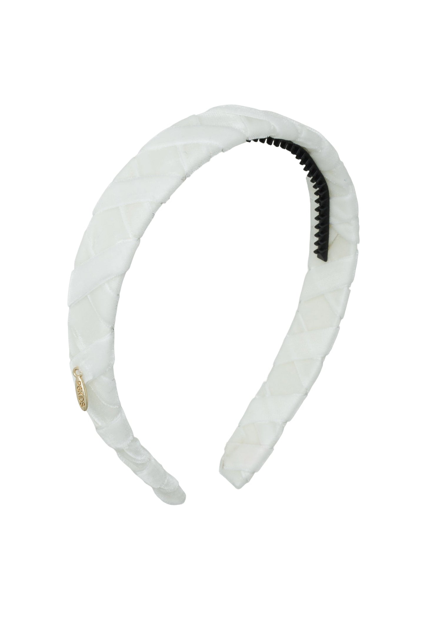 Ballet Slippers Velvet Headband - White