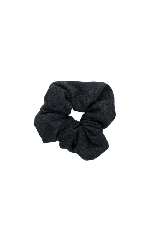 Barre Wool Scrunchie - Charcoal