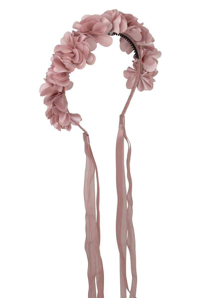 Carnation Hard Headband - Rose Mauve