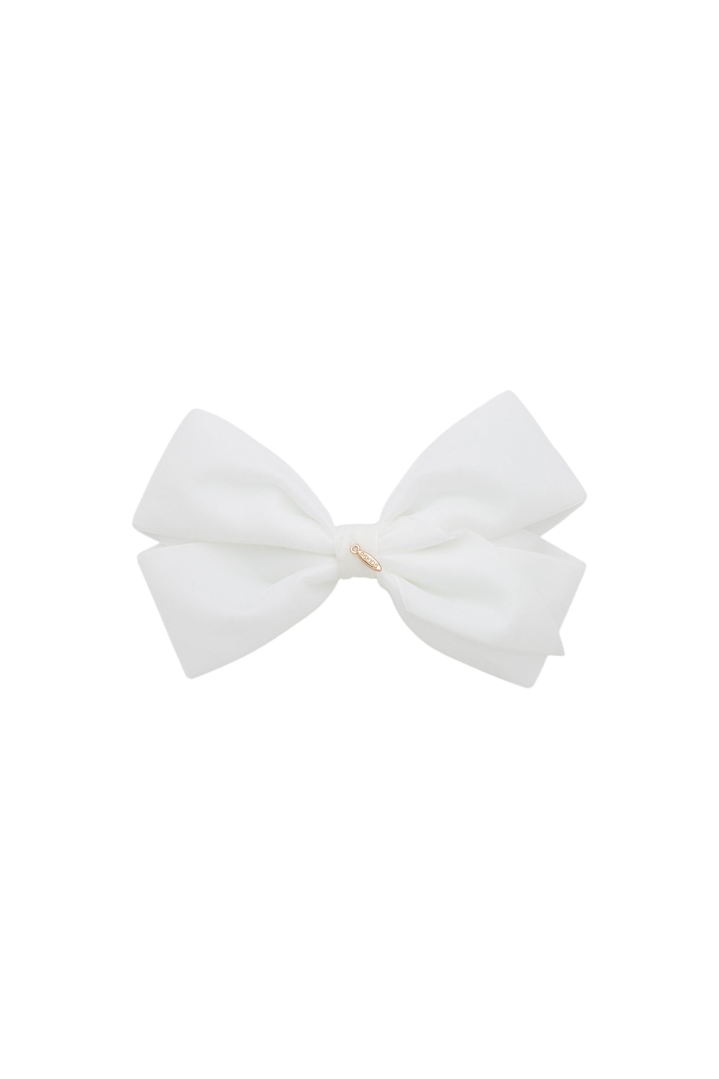 Dahlia Velvet Clip - White