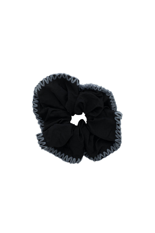 Dancer's Round Scrunchie - Black
