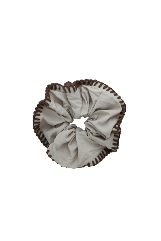 Dancer's Round Scrunchie - Khaki