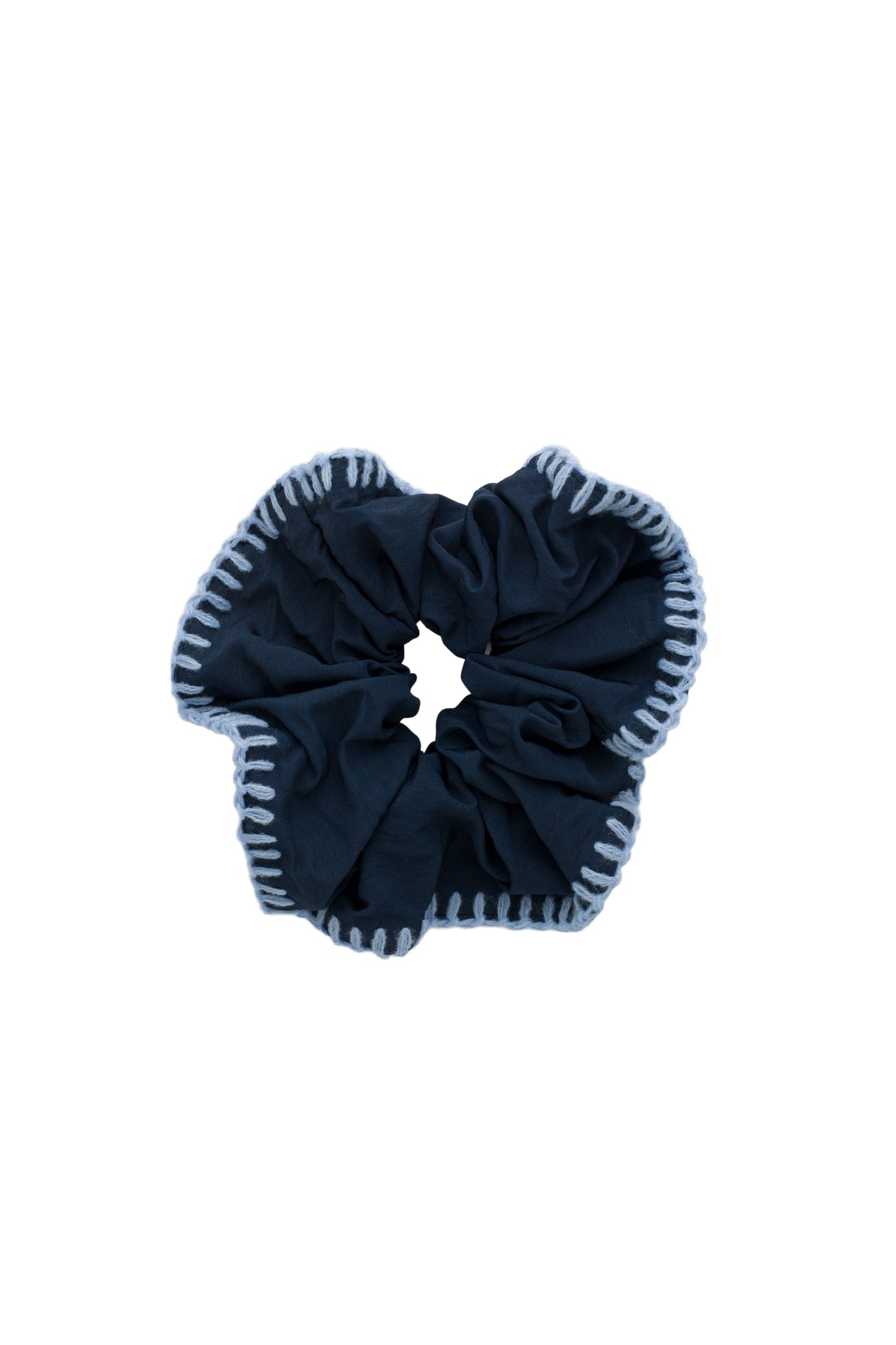 Dancer's Round Scrunchie - Navy