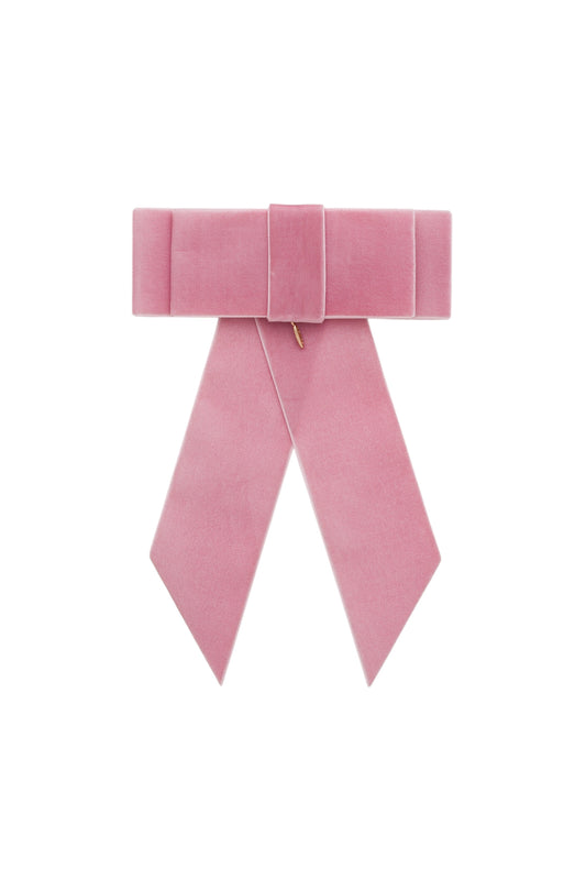 The Gala Bow Clip - Rose