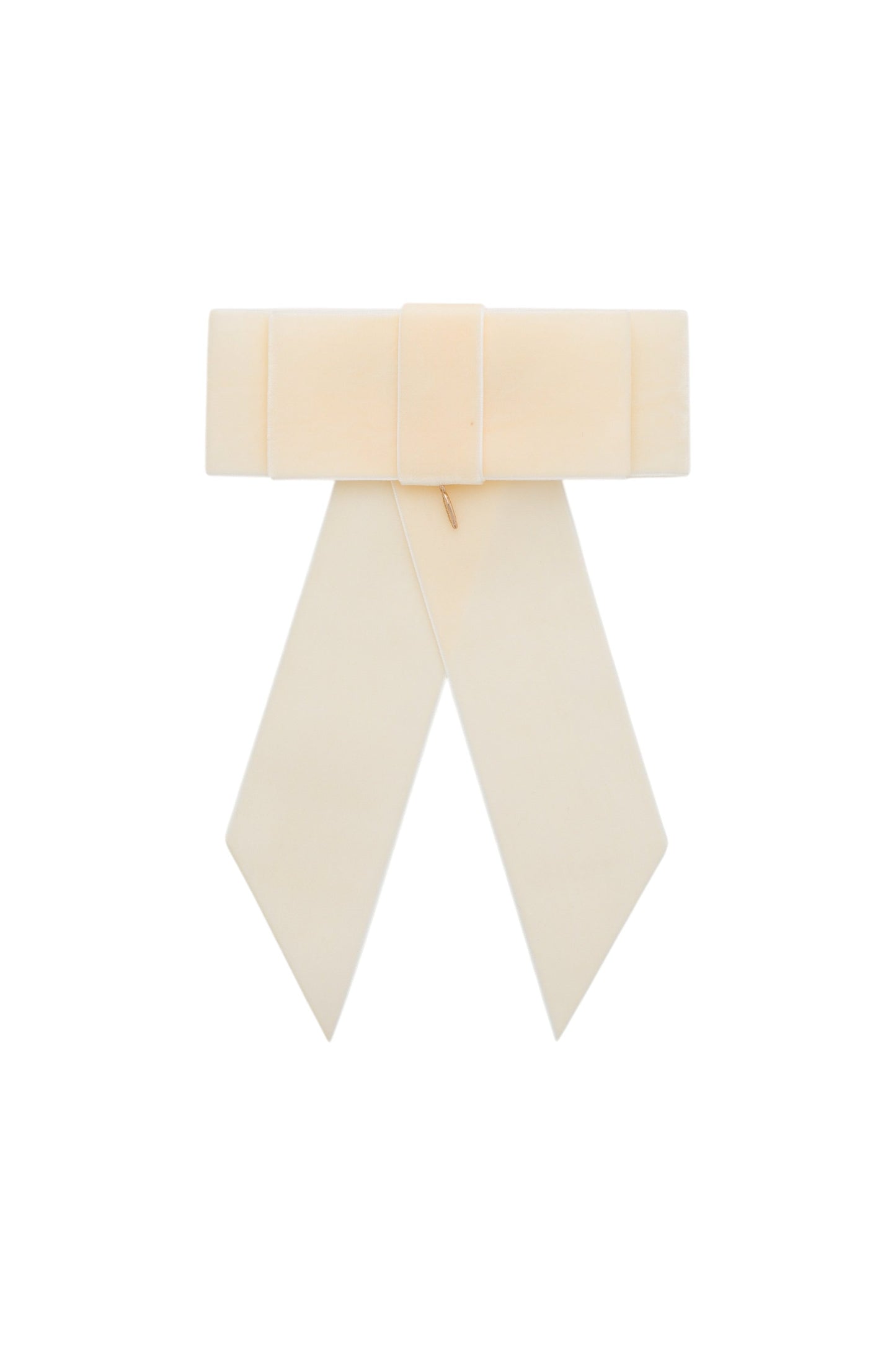 The Gala Bow Clip - Ivory