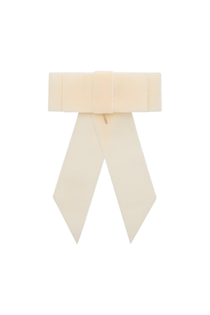 The Gala Bow Clip - Ivory