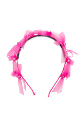 Glass Dancer Headband - Raspberry Rose Hot Pink