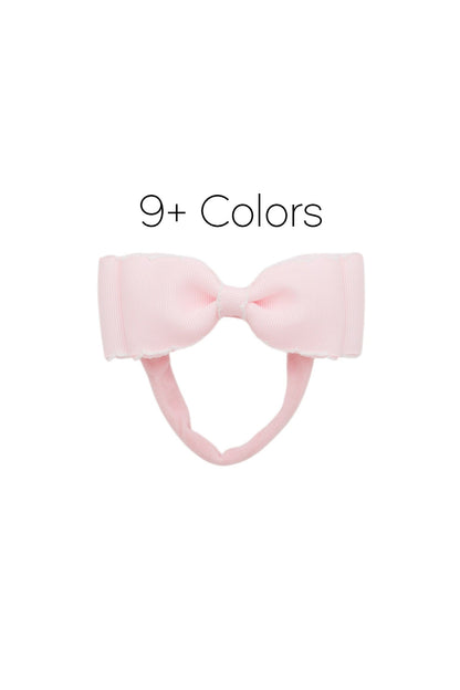 Heather Moonstitch Bow Newborn - Available in 10 Colors