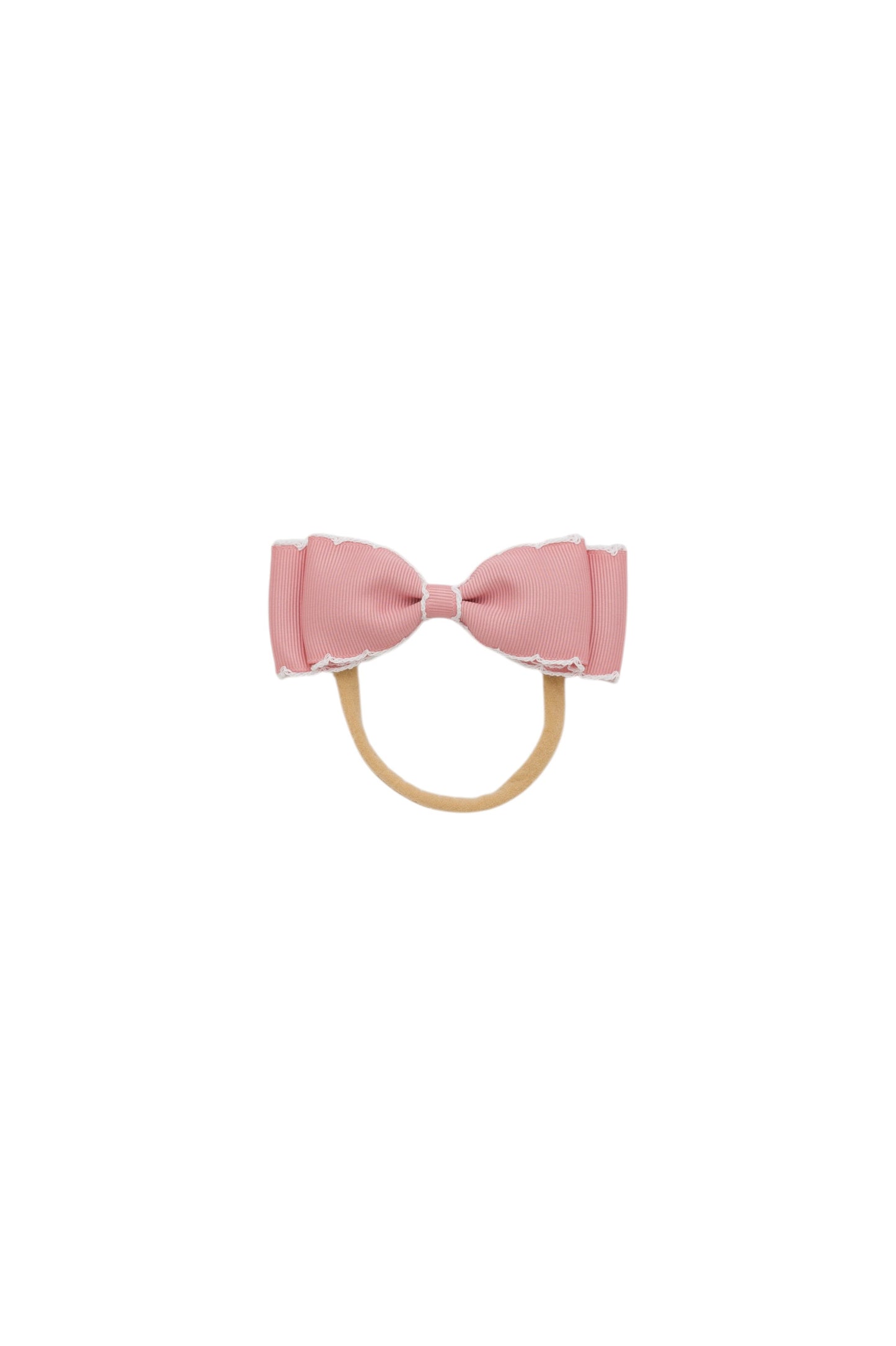 Heather Moonstitch Bow Newborn - Available in 10 Colors