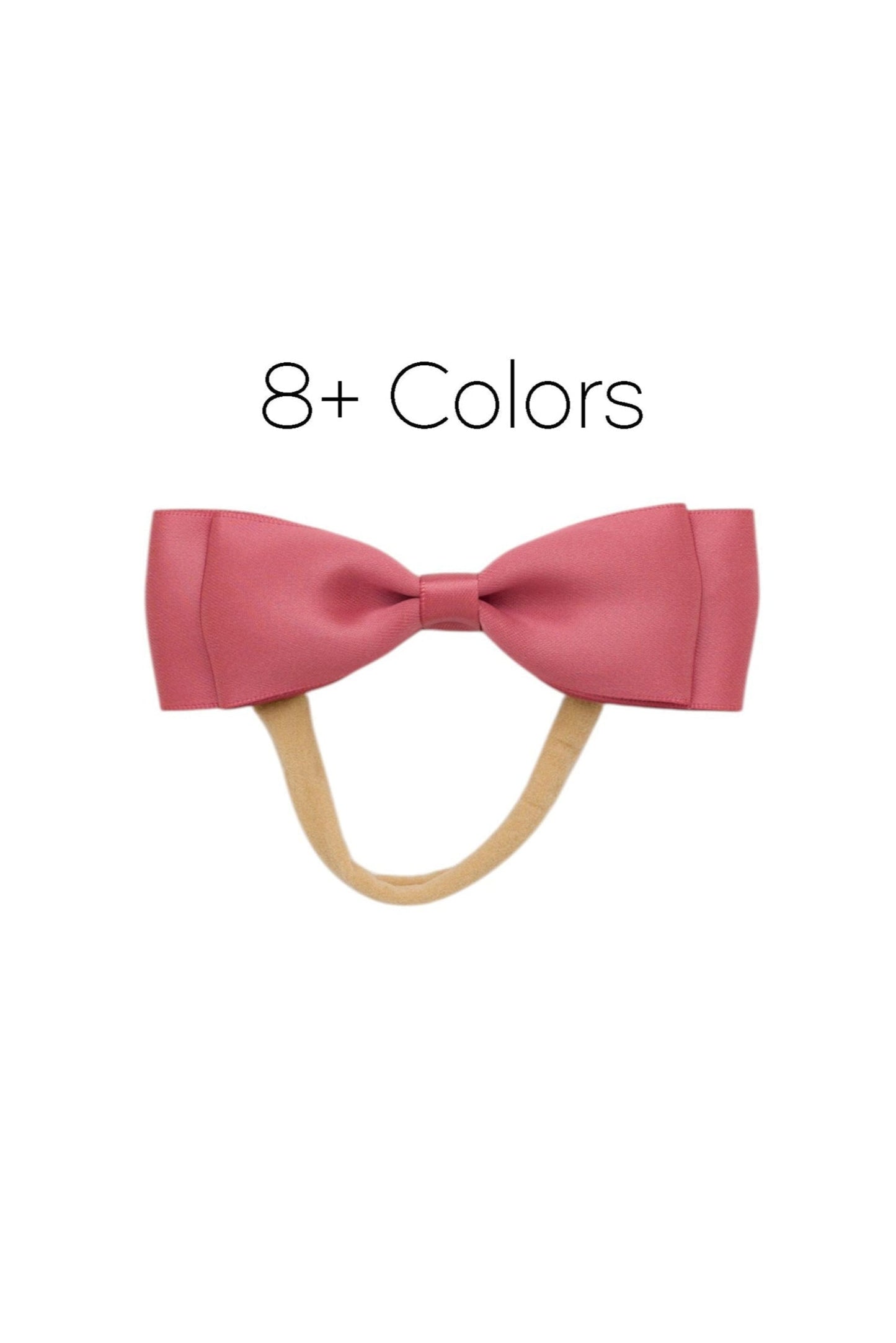 Heather Satin Bow Newborn - Available in 8+ Colors