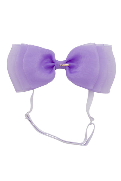 Heather Organza Wrap - Orchid Purple