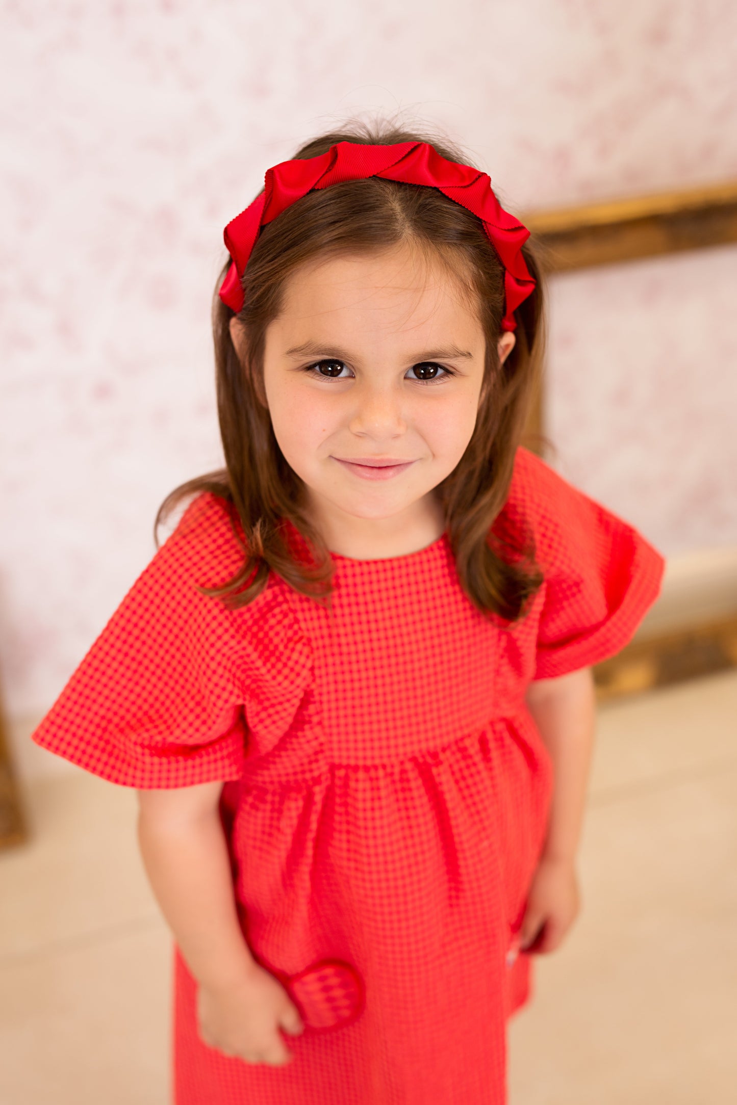 Twisted Duo Headband - Powder Pink