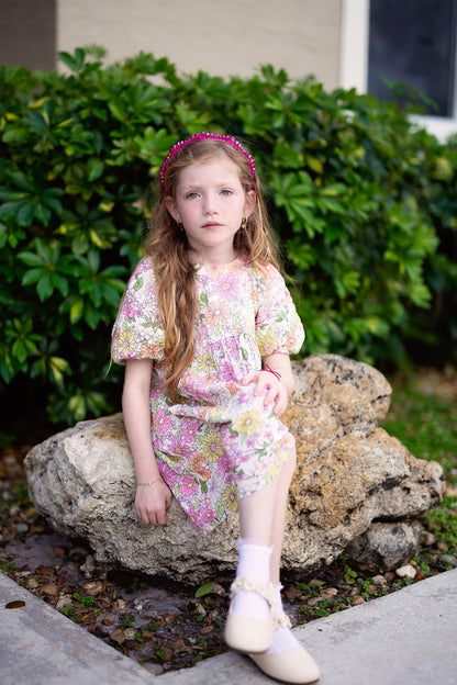 Glass Waves Headband - Raspberry Rose Hot Pink