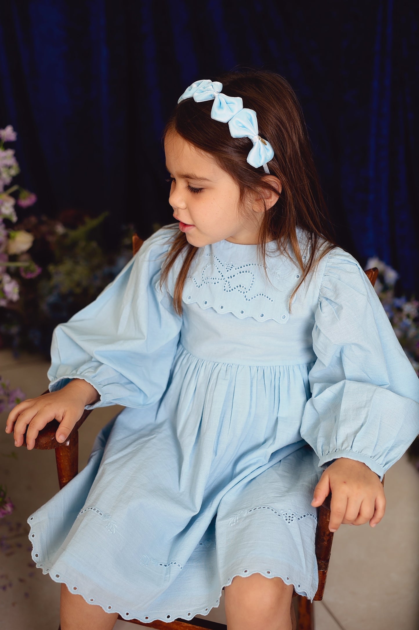 Tendu Velvet Bow Headband - Taupe