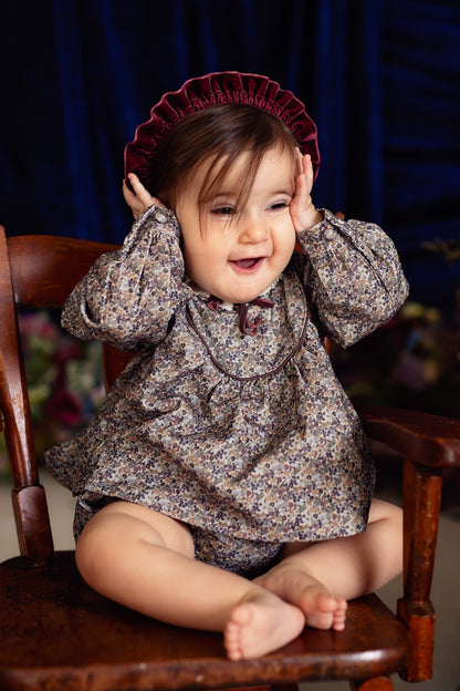 Tutu Velvet Wrap - Dusty Rose