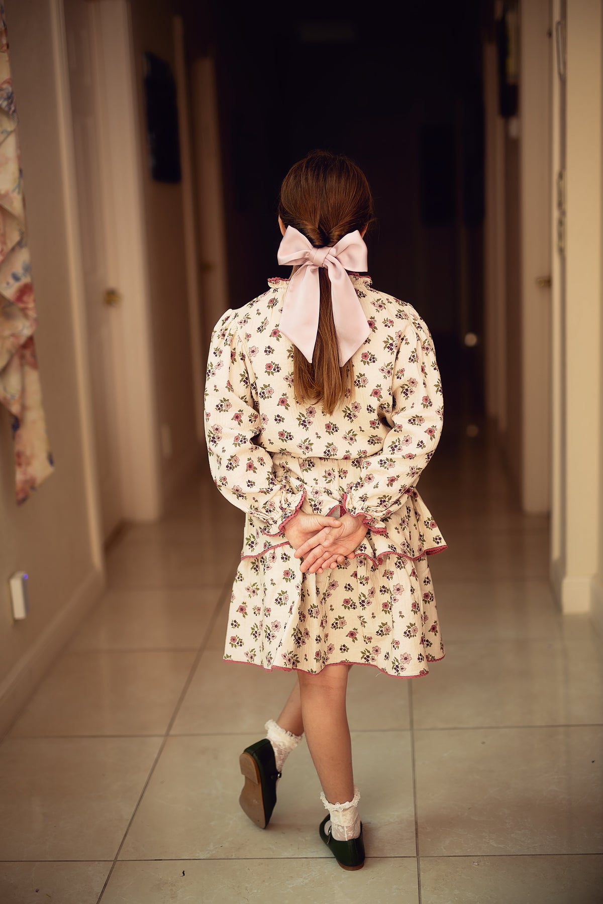 Prima Viscose Bow Clip - Pink Mauve