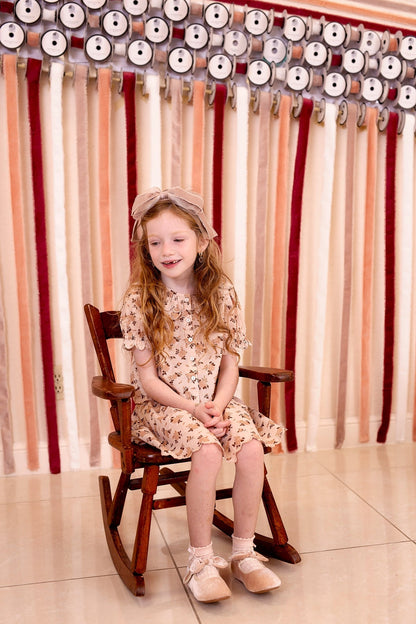 Primrose Bow Headband - Red (Handmade in the USA!)